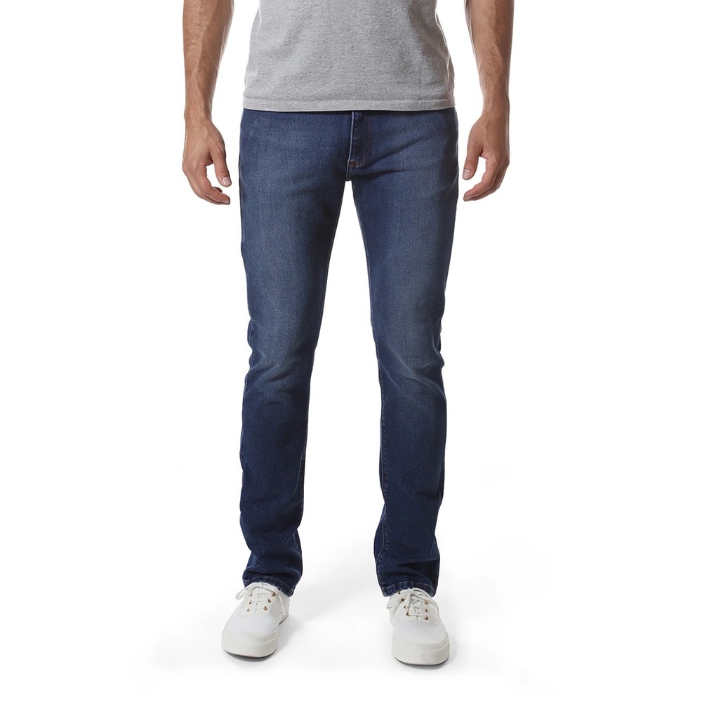 Mott & Bow Oliver Jeans Mens 33x30 Slim Fit Blue Rinse Wash Stretch Denim